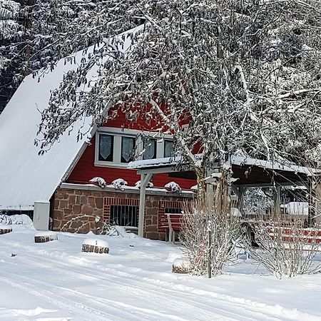 Wanderhuette Zum Bernhardsthal Villa Luaran gambar