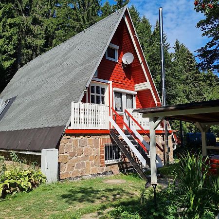 Wanderhuette Zum Bernhardsthal Villa Luaran gambar