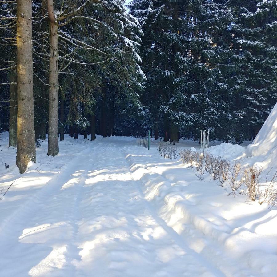 Wanderhuette Zum Bernhardsthal Villa Luaran gambar